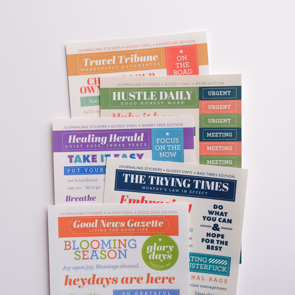 The Trying Times - Sticker Sheet