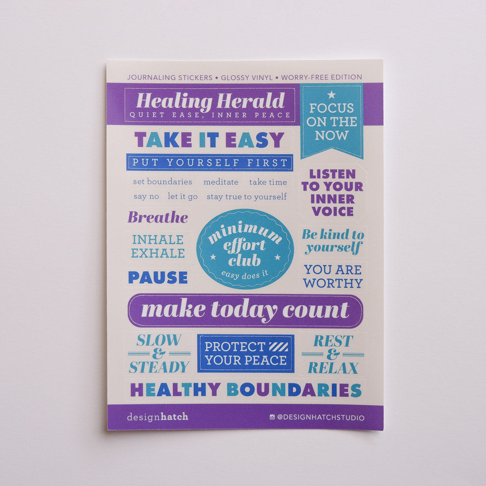 Healing Herald - Sticker Sheet