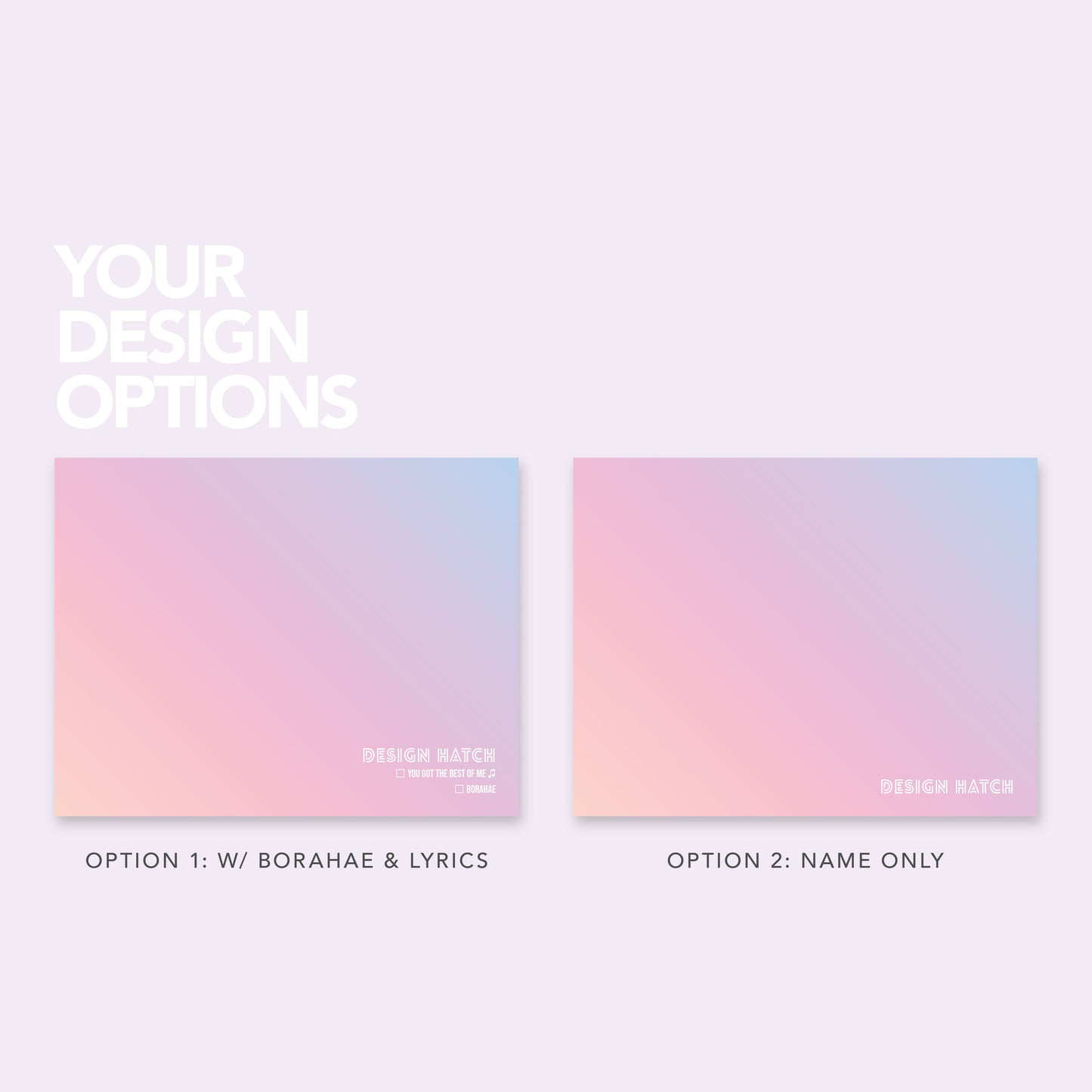 BTS Love Yourself Theme - Custom Card Set