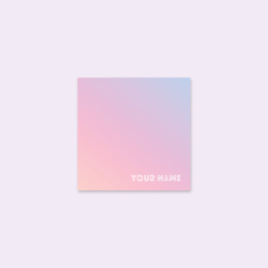 BTS Love Yourself Theme - Custom Gift Tag