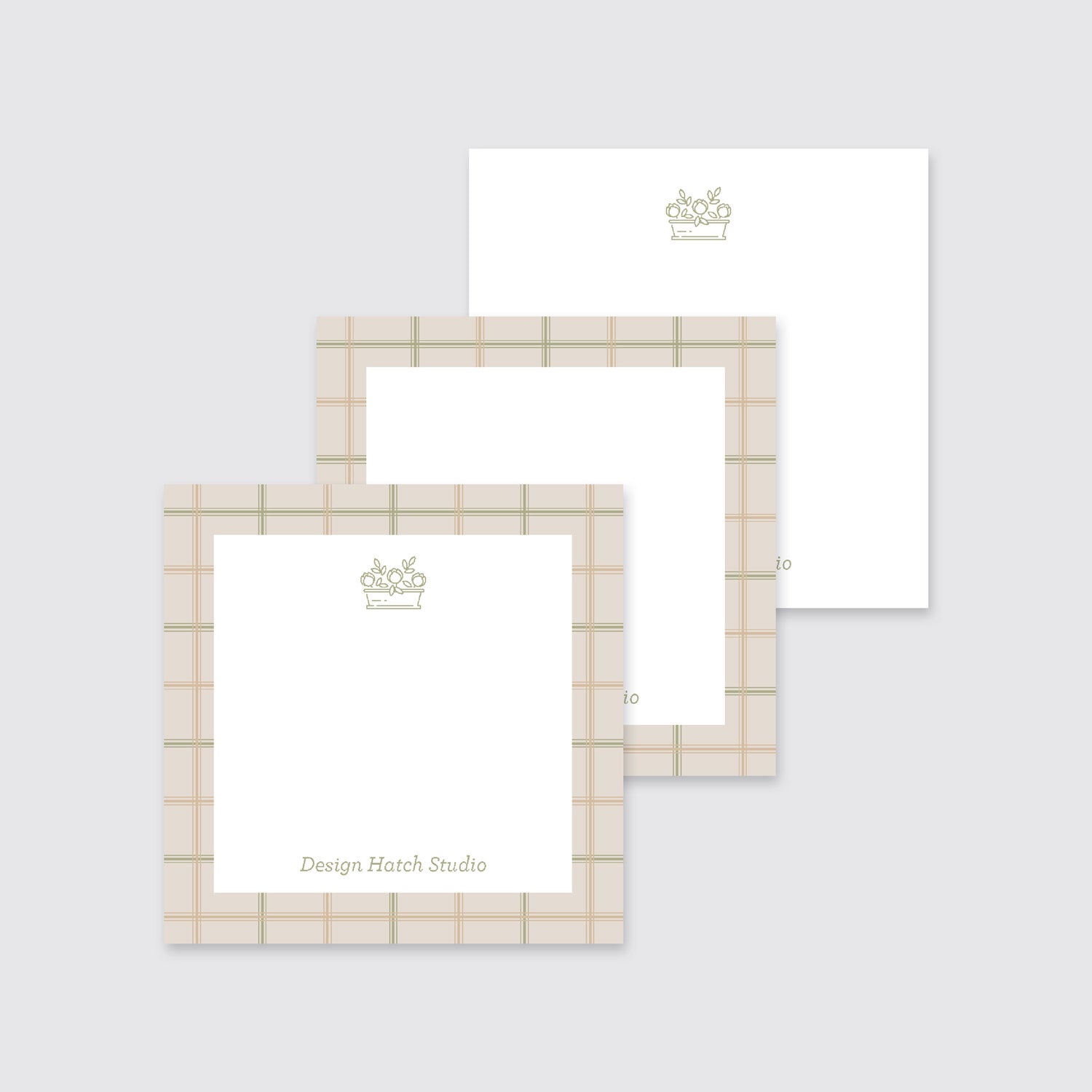Gardening - Custom Stationery - 45pcs 3x3" gift tags - Design Hatch Studio