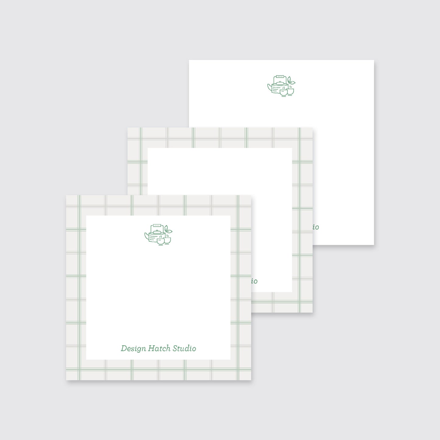 Tea - Custom Stationery - 45pcs 3x3" gift tags - Design Hatch Studio